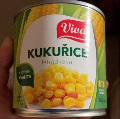Kukuřice lahůdková front packaging