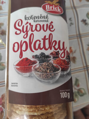 sýrové oplatky kořeněné