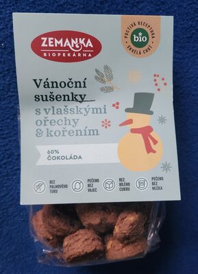 Vánoční sušenky s vlašskými ořechy a kořením