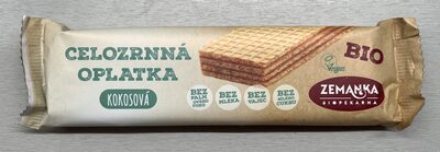 Kokosová celozrnná oplatka