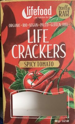 Life Crackers Pikante Tomaat front packaging