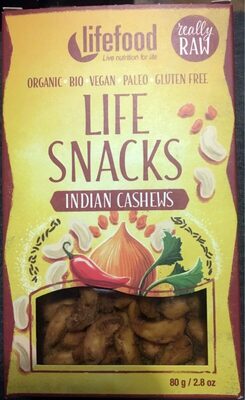 Life snacks Indian cashews