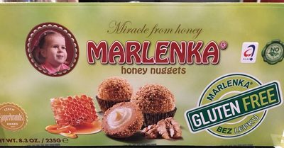 Medové kuličky bezlepkové front packaging