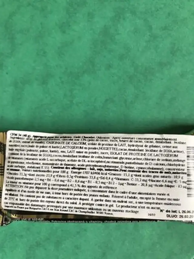 Cfm 34 ingredients label