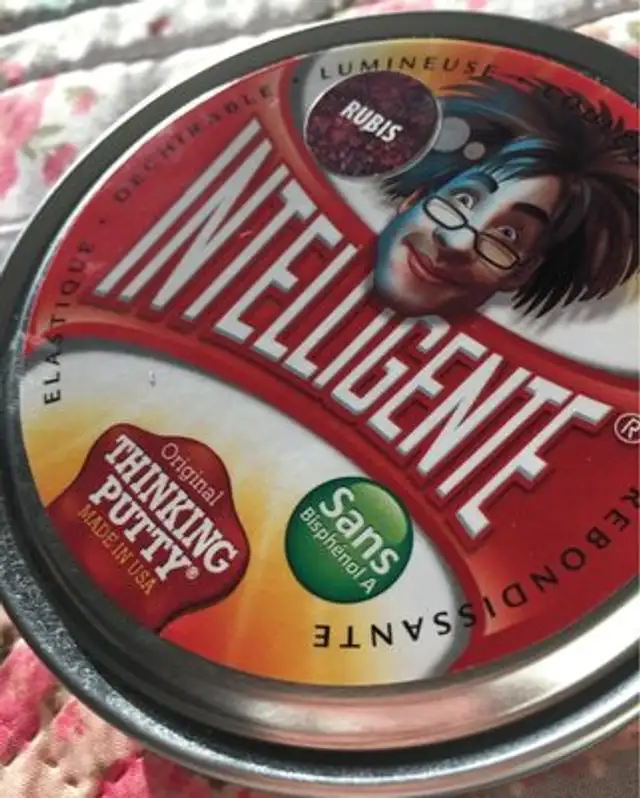 Intelligente Knete, Neue Farben ingredients label