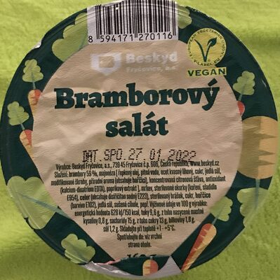 Bramborový salát front packaging