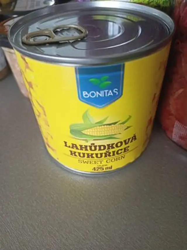 Kukuřice lahůdková front packaging