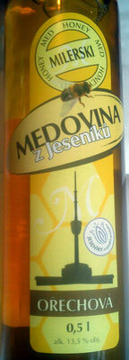 Medovina z jeseníků front packaging