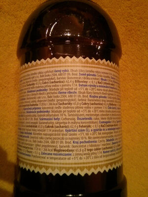 Rybíz ingredients label