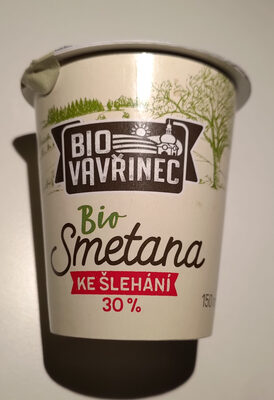 Bio Smetana ke šlehání 30%