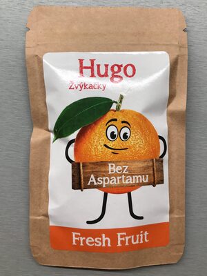 Žvýkačky fresh fruit front packaging