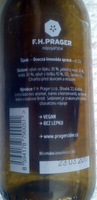 Pragerova limonáda šípek