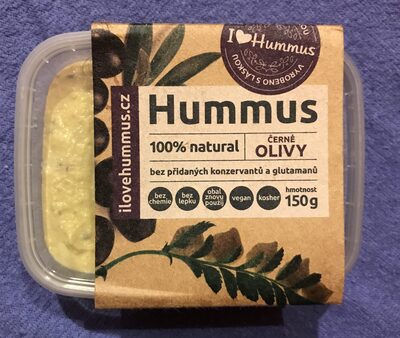 Hummus černé olivy