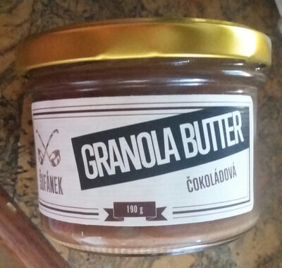 granola butter front packaging