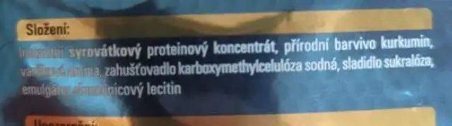 100% whey protein ingredients label
