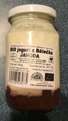 BIO jogurt z Bělečka jahoda