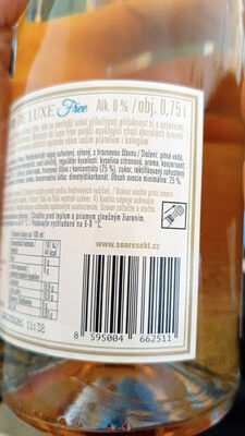 Moscato De Luxe Free front packaging