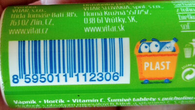 Šumivé tablety Ca+Mg+C,s príchuťou Citrus