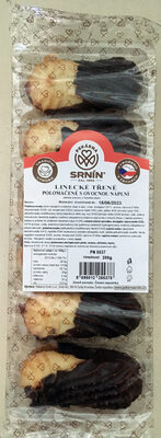 Linecké třené polomáčené s pomerančovou náplní