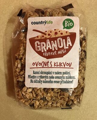 Ovocná granola s klikvou