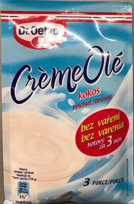Créme Olé kokos front packaging