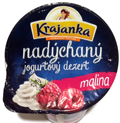 nadýchaný jogurtový dezert malina