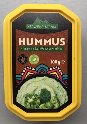 Hummus s brokolicí a dýňovými semínky