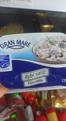 Gran mare rybí salát 135g front packaging