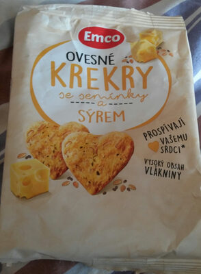 ovesné krekry se semínky a sýrem