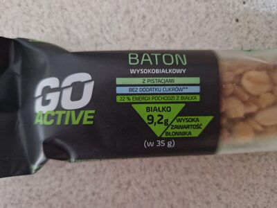Baton wysokobiałkowy z pistacjami