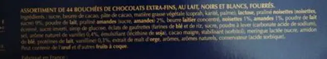 Champs élysées ingredients label