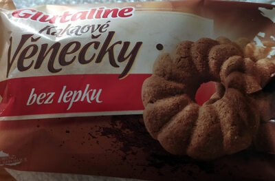 Glutaline kakaové věnečky bez lepku front packaging
