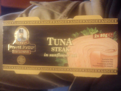tuna steak in sunflower oil