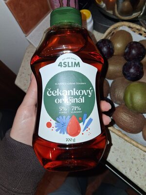 Čekankovy sirup front packaging