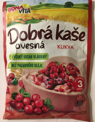 Dobrá kaše ovesná klikva