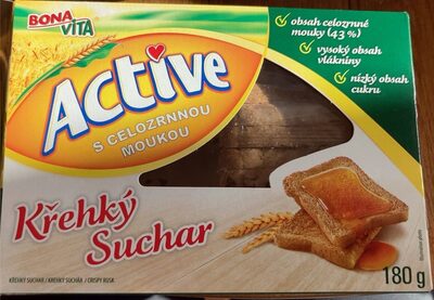 Křehký suchar s celozrnnou moukou