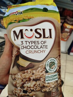 Mysli 3 types of chocolate crunchy