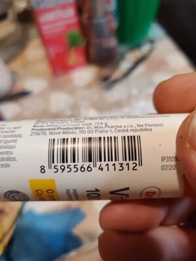 C Vitamin 1000 mg ingredients label