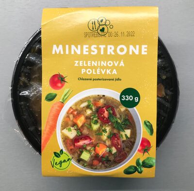 Minestrone zeleninová polévka front packaging