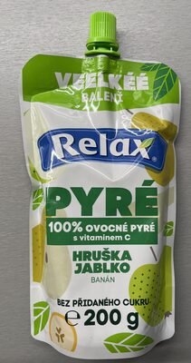 Ovocné pyré jablko hruška a banán