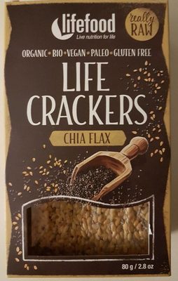 Lire crackers chia flax