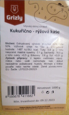 Kukuřično - rýžová kaše