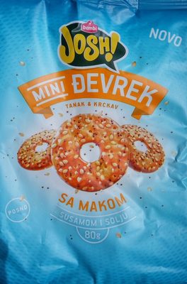 Josh mini đevrek sa makom, susamom i solju front packaging
