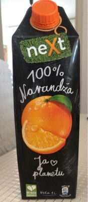 Next 100% Naradža front packaging
