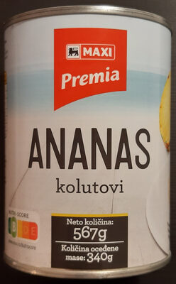 Ananas kolutovi front packaging