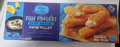 Fish Fingers Crispy Breaded from Fillet