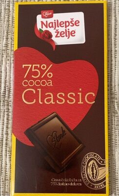 Najlepse Zelje Choco 75% Cacao