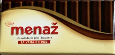 Menaž čokolada za kuvanje