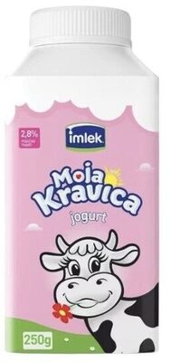 Moja kravica jogurt front packaging
