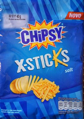 X-Sticks salt front packaging